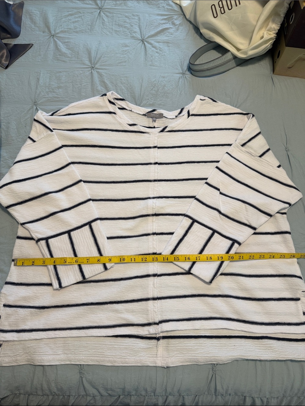 Habitat White and Black Striped Women’s Sweater